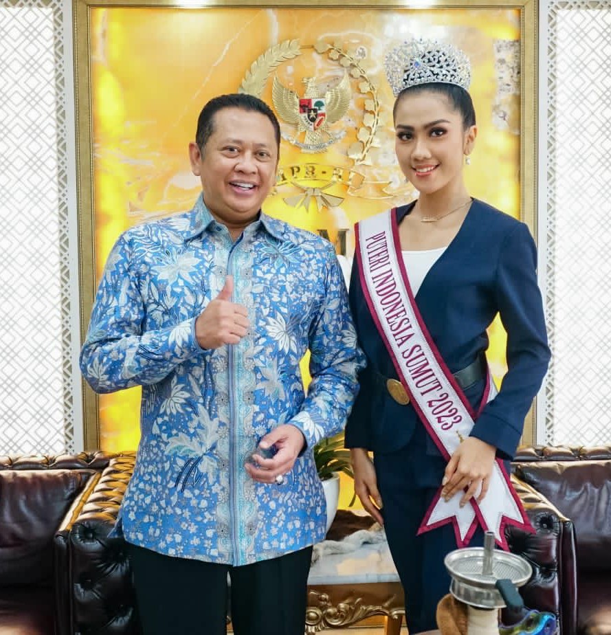 Ketua MPR RI Bamsoet Dukung Finalis Puteri Indonesia Sumut Sebagai Puteri Indonesia 2023