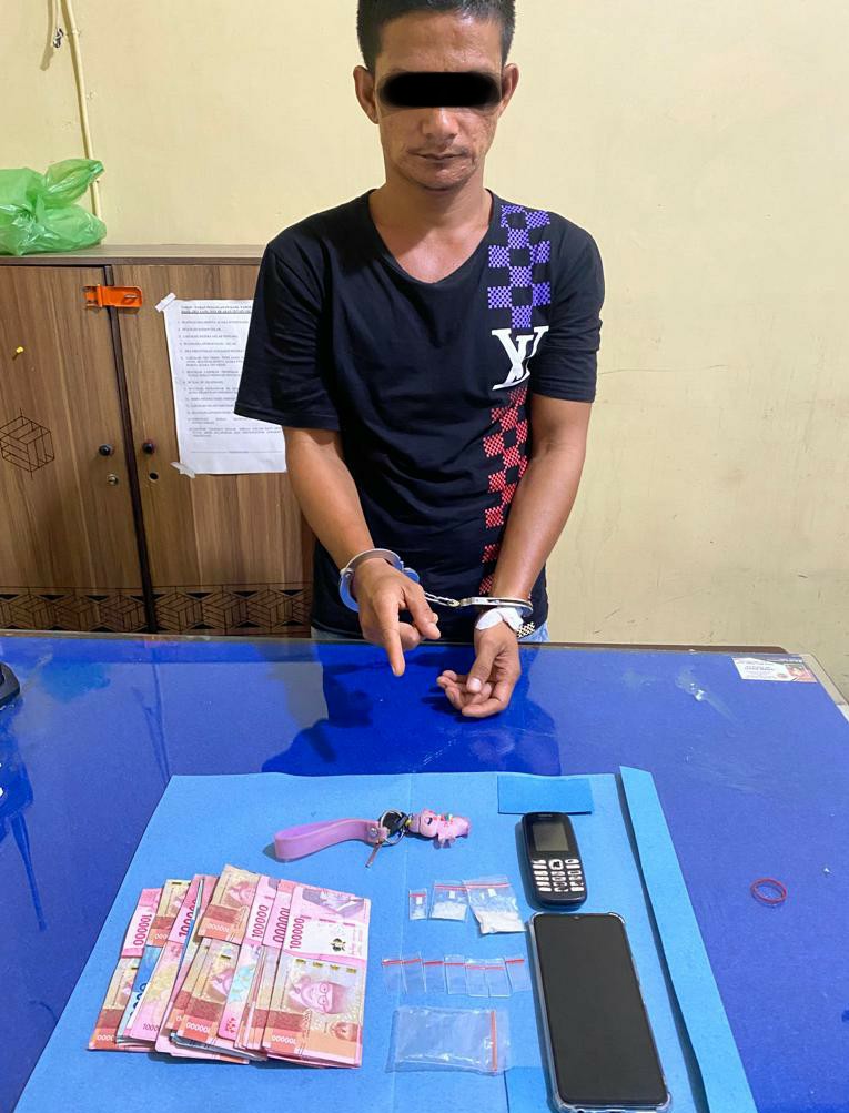 Miliki Sabu, Seorang Pria Berhasil Diamankan Satres Narkoba Tanjung Balai 