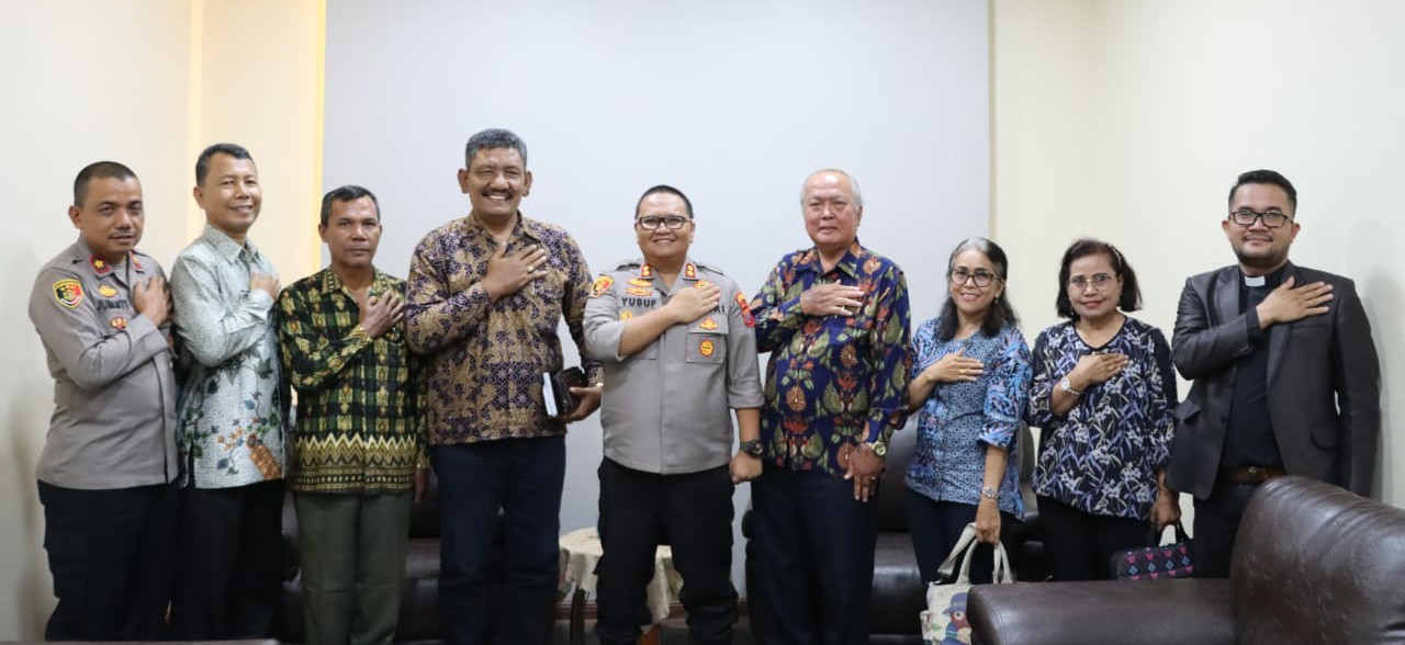 Kapolres Tanjung Balai Terima Audiensi Dari BKUK Dan Panitia Paskah Oikumene Kota Tanjung Balai