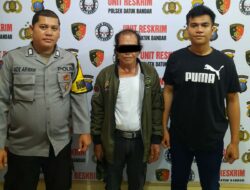 Sabet Korban Pakai Samurai, MS Ditangkap Reskrim Polsek Datuk Bandar Polres Tanjung Balai