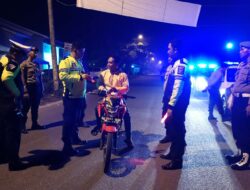 Sat Lantas Kompak Patroli Bersama Sat Samapta Polres Tanjung Balai cegah Remaja Yang Akan Melakukan Balap Liar di Kota Tanjung Balai