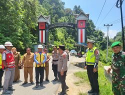 Kapolda Sumut Sambangi Polsek Muara Sipongi Perbatasan Provinsi Sumut-Sumbar