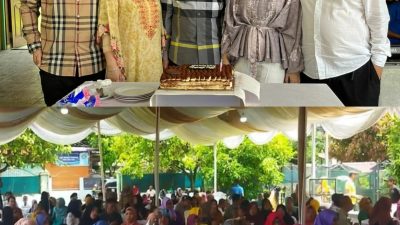 Bersilaturahmi Idul Fitri, Masyarakat 'Banjiri' Kediaman HM Syaf Lubis SE