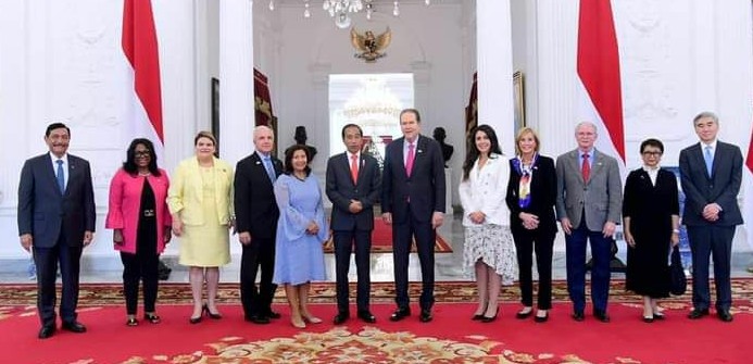 Terima Kunjungan Kongres AS, Presiden Jokowi Bahas Kemitraan Setara dan Kerja Sama Ekonomi