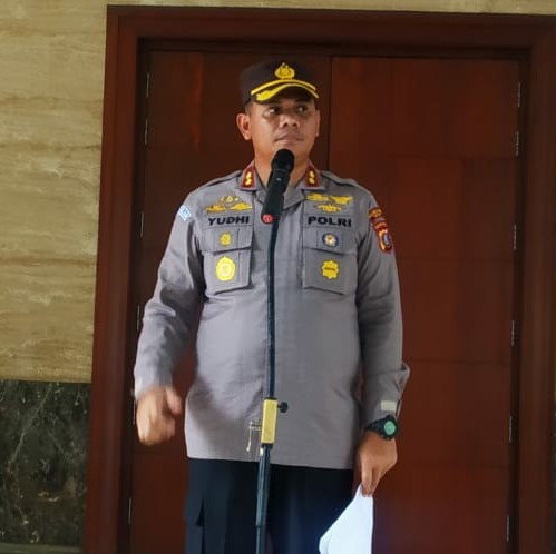 Waka Polrestabes Medan Pimpin Apel Pengamanan VVIP Kunjungan Ibu Negara di Wisma Benteng