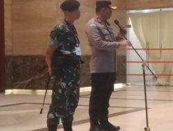 Wakapolrestabes Medan Pimpin Apel Jelang Kedatangan Ibu Negara di Wisma Benteng
