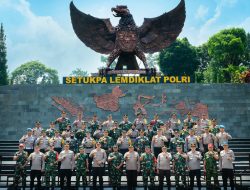 Komandan Secapaad Tinjau Pelaksanaan Kolaborasi Pendidikan TNI-Polri di Setukpa Lemdiklat Polri