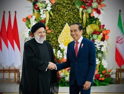 Presiden Jokowi Sambut Kunjungan Kenegaraan Presiden Iran di Istana Bogor