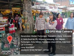 Cegah Curanmor di Lokasi Parkir, Kapolsek Medan Tuntungan Gelar Dialog Kamtibmas