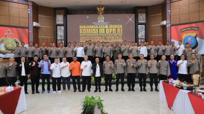 Kapolrestabes Medan Hadiri Kunker Spesifik Komisi lll DPR RI di Polda Sumut