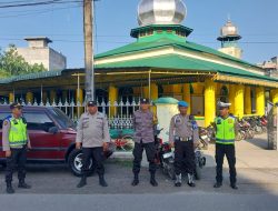 Polres Tanjung Balai Pengamanan Monitoring Ibadah Sholat Idul Adha 1444-H / 2023-M di Seluruh Mesjid dan Lapangan di Kota Tanjung Balai