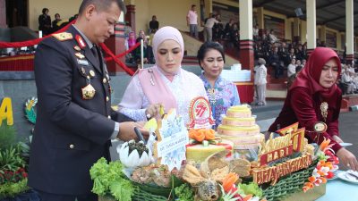 Peringati Hari Bhayangkara Ke 77 Tahun 2023, Kasetukpa Menjadi Irup Di Lapangan Merdeka Kota Sukabumi