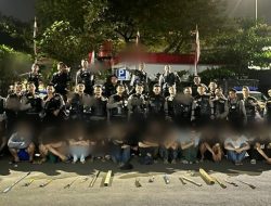 Gagalkan Aksi Tawuran, Polisi Amankan 32 Remaja Beserta Senjata Tajam 
