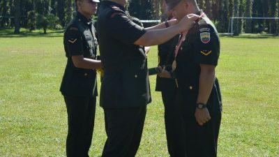 Upacara Penutupan Pendidikan Kejuruan Bintara Infanteri Abituren Diktukba TNI AD TA 2023