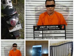 Dua Maling Pagar Ketangkap Basah Tim Anti Begal Polrestabes Medan Dan Polsek Patumbak 