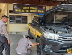 Polrestabes Medan Lakukan Pengecekan dan Servis Berkala 12 Unit Mobil Patroli Perintis Presisi