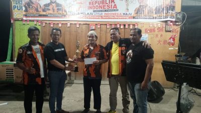 PAC PP Medan Area Berikan Hadiah Pemenang Turnamen Catur Dan Dambatu HUT RI ke 78