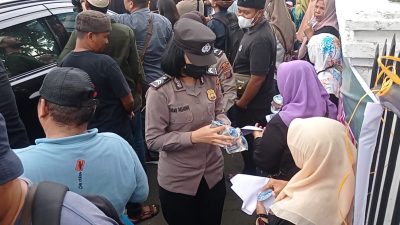 Polrestabes Medan Amankan Unras Solidaritas Rempang Galang di Makam Pahlawan