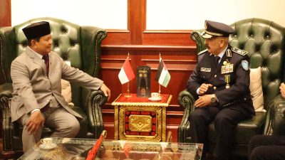 Menhan Prabowo Terima Kunjungan Kepala Kepolisian Palestina, Beri Beasiswa Kedokteran Hingga Teknik Unhan