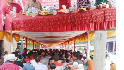 Anggota DPRD Provinsi Sumut Delpin Barus, Fraksi PDI Perjuangan Melaksanakan Reses I Tahun Sidang V Tahun 2023 – 2024