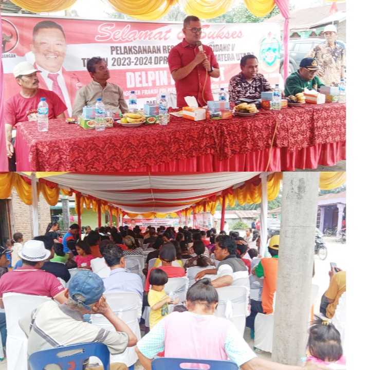 Anggota DPRD Provinsi Sumut Delpin Barus, Fraksi PDI Perjuangan Melaksanakan Reses I Tahun Sidang V Tahun 2023 - 2024