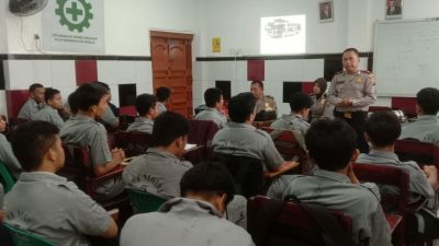 Sosialisasi Bahaya Narkoba, Polrestabes Medan Go To School di SMK Negeri 5
