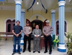 Polres Tebing Tinggi Melaksanakan Pengamanan Ibadah Minggu Kasih