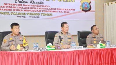 Polres Tebing Tinggi Terima Kunjungan Puslitbang Mabes Polri