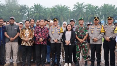 Wakapolrestabes Medan Ikuti Deklarasi Damai Bawaslu Deli Serdang
