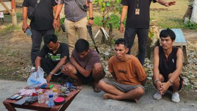 Lama Jadi Target Operasi Abdi Bangun Bandar Besar Narkoba Akhirnya Diringkus Bersama Tiga Orang Pemakai