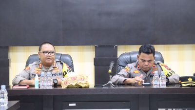 Polres Tanjung Balai Anev Pelaksanaan Tugas Personel Sampaikan Tidak Boleh Terjadi Kontra Produktif