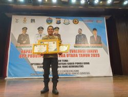 UPP Saber Pungli Kabupaten Taput Terima Piagam Penghargaan Dari UPP Saber Pungli Propinsi Sumut