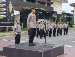 Kombes Pol Valentino Alfa Tatareda, SH, SIK Pimpin Apel Terakhir di Mapolrestabes Medan