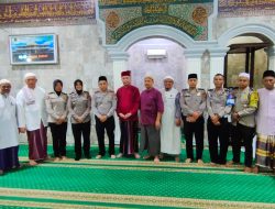 Sat Binmas Polrestabes Medan Safari Subuh di Masjid Jami’ Teladan