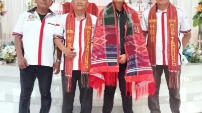 Andreas Pandapotan Purba Hadiri Pelantikan DPK HBB Medan Tembung