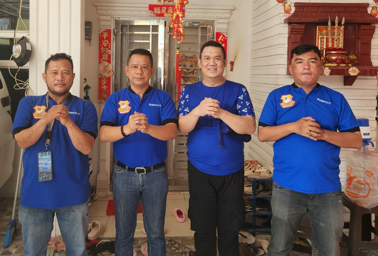 Gong Xi Fa Cai di Rumah Jefry Tanuji, Ketua Pewarta : Semoga Keluarga Kita Selalu Diliputi Kebahagiaan dan Kemakmuran di Tahun Baru ini