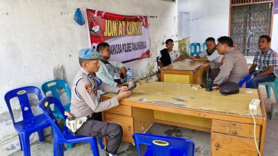 Jumat Curhat, Sat Narkoba Polres Tanjung Balai Himbau Masyarakat Jauhi Narkoba