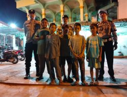 Polres Tanjung Balai Monitoring Mesjid, Berikan Rasa Aman saat Masyarakat Melaksanakan Sholat Tarawih